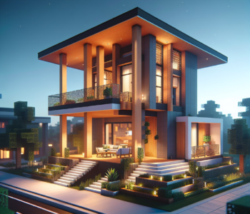 Inspirasi Desain Rumah Minecraft Modern Simple yang Wajib Dicoba
