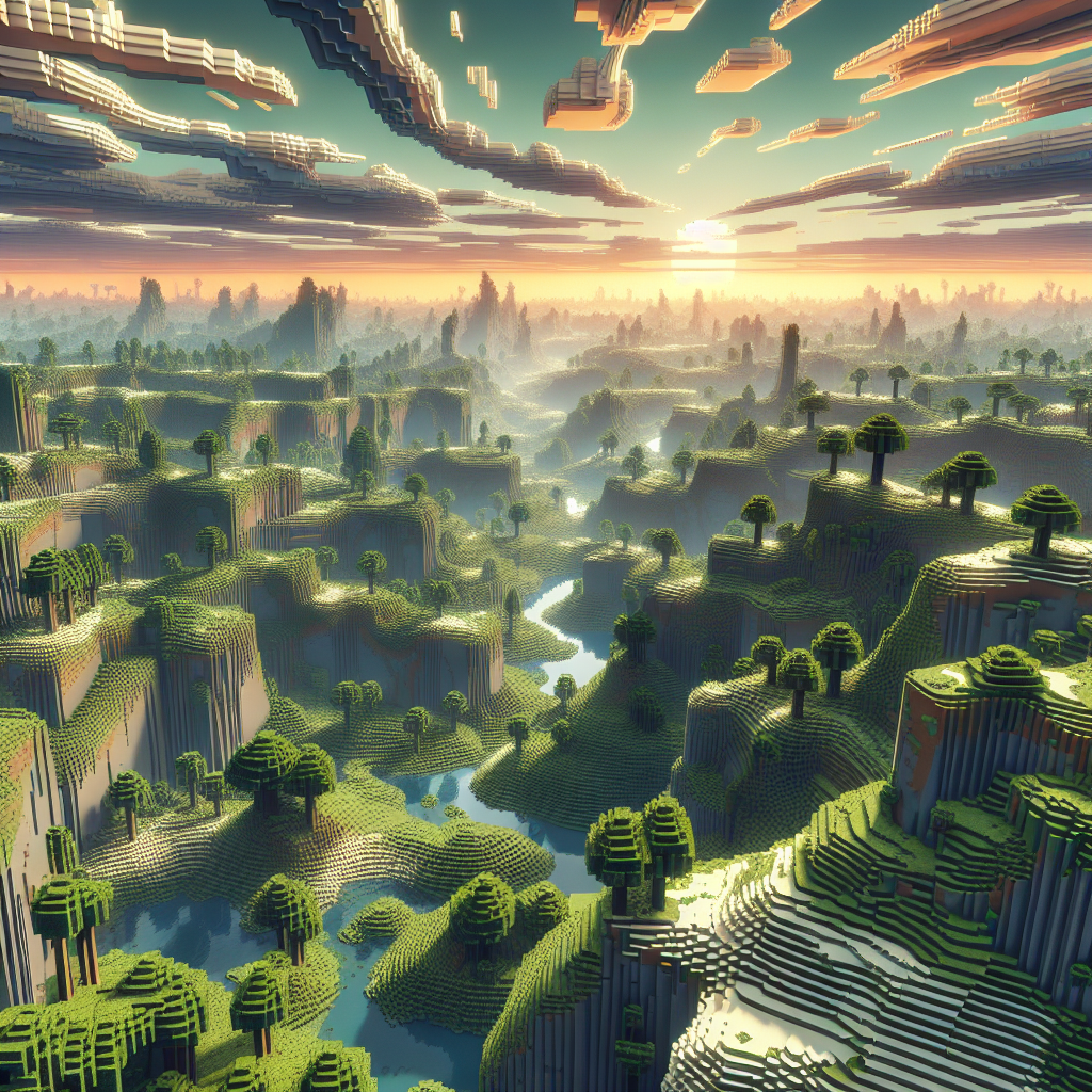 Eksplorasi Keindahan Dunia Pemandangan Minecraft yang Tak Terbatas